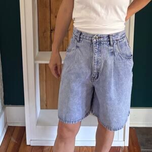 Vintage Bill Blass Light Denim Jorts Jean Shorts Womens Size 28